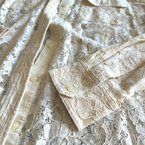 Lucky Brand Lace Top NWT - Picture 12 of 12
